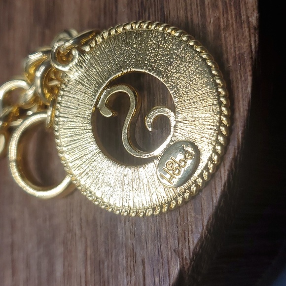 Hobe collectible B3208 monogram charm bracelet initial S highly sought rare find - Picture 2 of 2